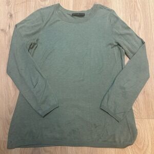 Peruvian Connection Green Crew Neck Sweater